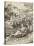 Le monstre marin (L'Enlèvement d'Amymoné)-Albrecht Dürer-Stretched Canvas