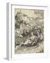 Le monstre marin (L'Enlèvement d'Amymoné)-Albrecht Dürer-Framed Giclee Print