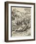 Le monstre marin (L'Enlèvement d'Amymoné)-Albrecht Dürer-Framed Premium Giclee Print