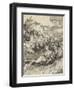 Le monstre marin (L'Enlèvement d'Amymoné)-Albrecht Dürer-Framed Premium Giclee Print