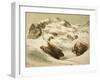 Le mont Rose, paysage de montagne-null-Framed Giclee Print