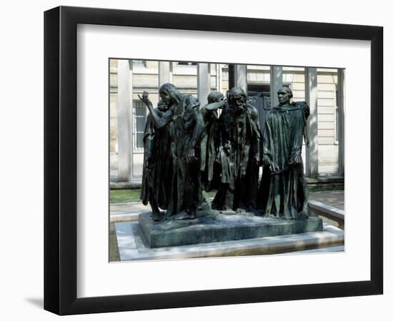 Le Monument Des Bourgeois De Calais Bronze Sculpture by Auguste Rodin (1840-1917), 1889. Paris, Mus-Auguste Rodin-Framed Giclee Print