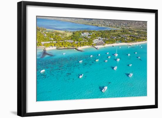 Le Morne Brabant Peninsula, Black River (Riviere Noire), West Coast, Mauritius-Jon Arnold-Framed Photographic Print