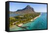 Le Morne Brabant Peninsula, Black River (Riviere Noire), West Coast, Mauritius-Jon Arnold-Framed Stretched Canvas