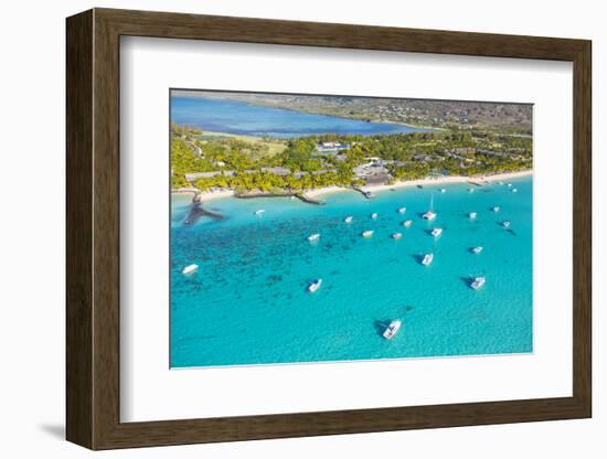 Le Morne Brabant Peninsula, Black River (Riviere Noire), West Coast, Mauritius-Jon Arnold-Framed Photographic Print