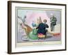 Le Mort', George IV (1762-1830), Caricature of the King Grieving the Death of the Giraffe-John Doyle-Framed Giclee Print