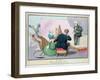 Le Mort', George IV (1762-1830), Caricature of the King Grieving the Death of the Giraffe-John Doyle-Framed Giclee Print