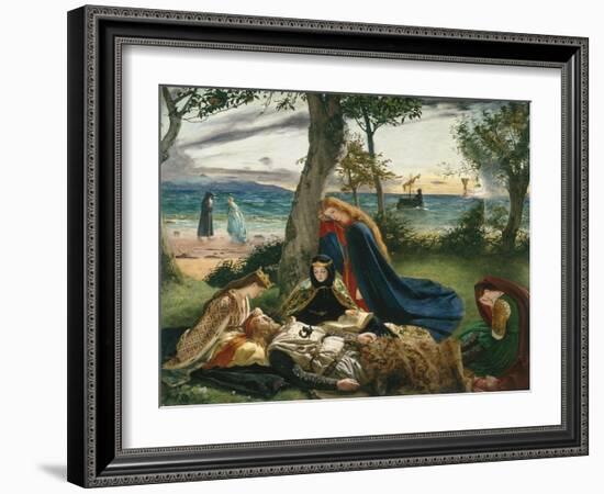 Le Morte d'Arthur, 1860-James Archer-Framed Giclee Print