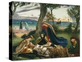 Le Morte d'Arthur, 1860-James Archer-Stretched Canvas