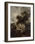 Le Moulin à eau-Meindert Hobbema-Framed Giclee Print