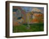 Le moulin David, paysage de Bretagne - The Mill David, landscape in Brittany, 1894 Canvas-Paul Gauguin-Framed Giclee Print