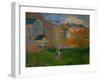 Le moulin David, paysage de Bretagne - The Mill David, landscape in Brittany, 1894 Canvas-Paul Gauguin-Framed Giclee Print