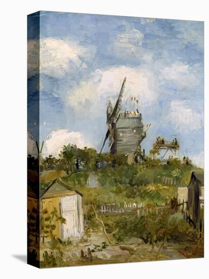 Le Moulin De Blute-Fin, Montmartre, 1886-Vincent van Gogh-Stretched Canvas