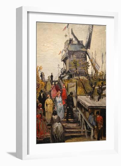 Le Moulin De Blute-Fin-Vincent van Gogh-Framed Giclee Print