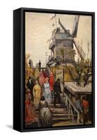 Le Moulin De Blute-Fin-Vincent van Gogh-Framed Stretched Canvas