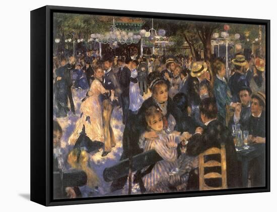 Le Moulin De La Galette, 1876-Pierre-Auguste Renoir-Framed Stretched Canvas