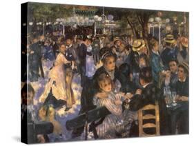 Le Moulin De La Galette, 1876-Pierre-Auguste Renoir-Stretched Canvas