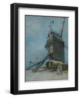 Le Moulin De La Galette, 1886-Vincent van Gogh-Framed Premium Giclee Print