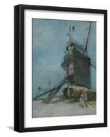 Le Moulin De La Galette, 1886-Vincent van Gogh-Framed Giclee Print