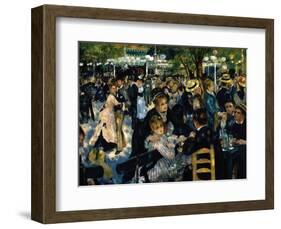 Le Moulin de la Galette c.1876-Pierre-Auguste Renoir-Framed Art Print