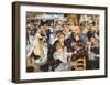 Le Moulin de la Galette-Pierre-Auguste Renoir-Framed Art Print