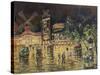 Le Moulin Rouge - Konstantin Alexeyevich Korovin (1861-1939). Oil on Cardboard. Dimension : 40,5X55-Konstantin Alekseevich Korovin-Stretched Canvas