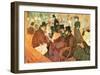 Le Moulin Rouge-Henri de Toulouse-Lautrec-Framed Art Print