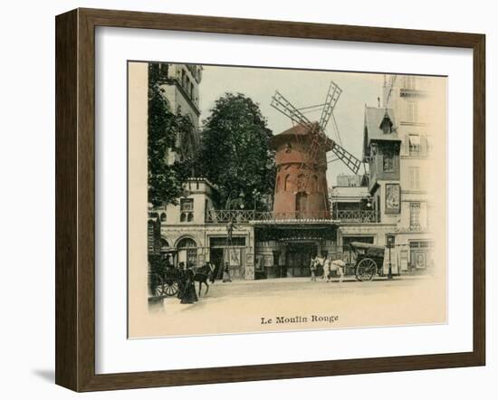 Le Moulin Rouge-Alan Paul-Framed Art Print