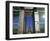 Le Mur Pour La Paix and the Eiffel Tower, Parc Du Champ De Mar, Paris, France-Neale Clarke-Framed Photographic Print