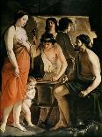 Venus in Vulcan's Forge, 1641-Le Nain Brothers-Mounted Giclee Print