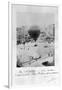 Le Neptune Hot Air Balloon Taking Off from Place St Pierre in Montmatre During the Siege of…-Nadar-Framed Photographic Print