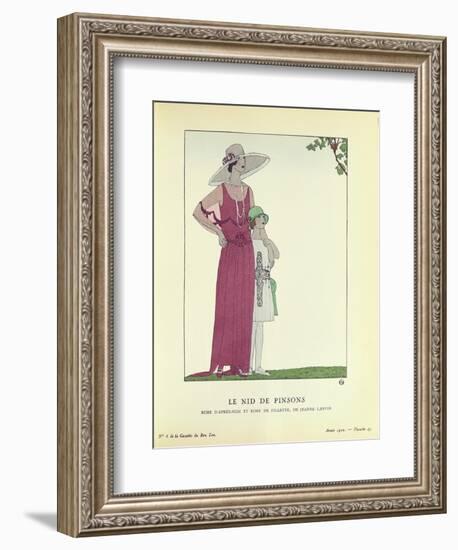 Le Nid de Pinsons, from 'Le Gazette du Bon Ton' 1922-null-Framed Giclee Print