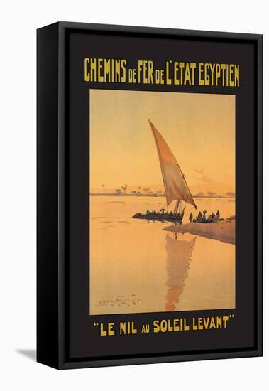 Le Nil au Soleil Levant-D. Rudeman-Framed Stretched Canvas