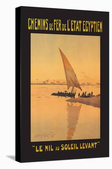 Le Nil au Soleil Levant-D. Rudeman-Stretched Canvas