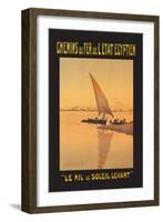 Le Nil au Soleil Levant-D. Rudeman-Framed Art Print