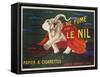 Le Nil Rolling Paper Vintage Advertising Poster-null-Framed Stretched Canvas