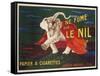 Le Nil Rolling Paper Vintage Advertising Poster-null-Framed Stretched Canvas