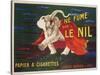 Le Nil Rolling Paper Vintage Advertising Poster-null-Stretched Canvas