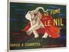 Le Nil Rolling Paper Vintage Advertising Poster-null-Stretched Canvas