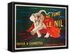 Le Nil Rolling Paper Vintage Advertising Poster-David Pollack-Framed Stretched Canvas