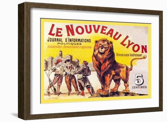 Le Nouveau Lyon-Eugene Oge-Framed Art Print