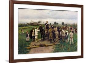 Le Paiement D'une Rancon Pour La Mariee. Peinture De Vladimir Makovski - Paying a Ransom for the Br-Vladimir Egorovic Makovsky-Framed Giclee Print