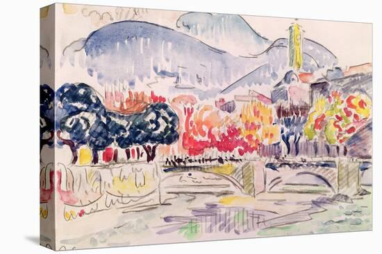 Le Paillon, Nice, 1921-Paul Signac-Stretched Canvas