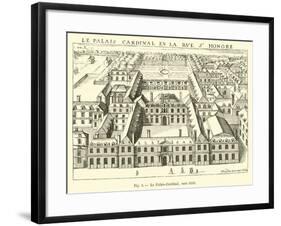 Le Palais-Cardinal, Vers 1638-null-Framed Giclee Print