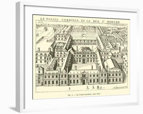 Le Palais-Cardinal, Vers 1638-null-Framed Giclee Print