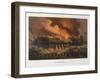 Le Palais Royal, Paris Commune, 24 May 1871-null-Framed Giclee Print