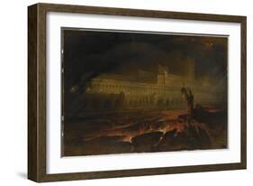 Le Pandemonium (Milton, Paradise Lost)-John Martin-Framed Giclee Print