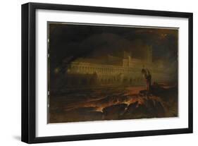 Le Pandemonium (Milton, Paradise Lost)-John Martin-Framed Giclee Print