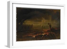 Le Pandemonium (Milton, Paradise Lost)-John Martin-Framed Giclee Print