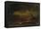 Le Pandemonium (Milton, Paradise Lost)-John Martin-Framed Stretched Canvas